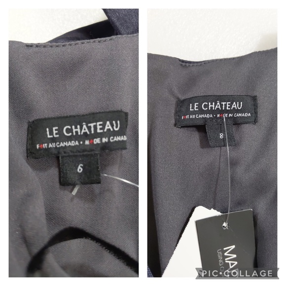 👯♀️Host Pick⚡️ Made in 🇨🇦 Le Chateau Off the Shoulder Dress - Picture 7 of 12